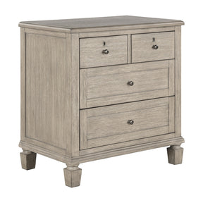 Marceline Tan 4 Drawers Nightstand - Ornate Home