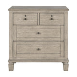 Marceline Tan 4 Drawers Nightstand - Ornate Home