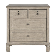 Marceline Tan 4 Drawers Nightstand - Ornate Home