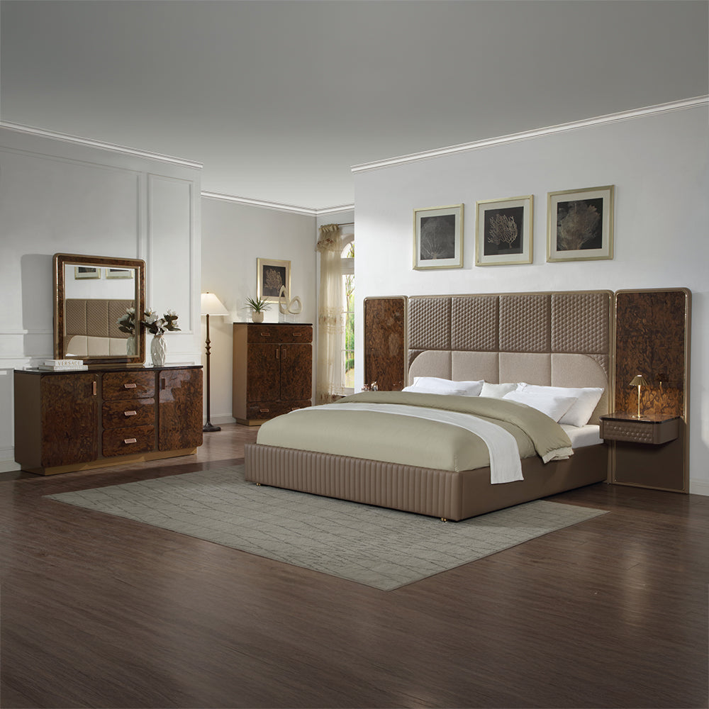 Marcelino Brown/Beige Dresser - Ornate Home