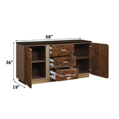 Marcelino Brown/Beige Dresser - Ornate Home