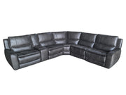 Marcell Grey HP0426 Modular Power Sectional 6 Pc Set - Ornate Home