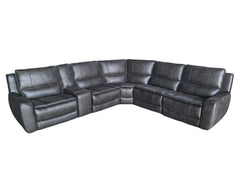 Marcell Grey HP0426 Modular Power Sectional 6 Pc Set - Ornate Home
