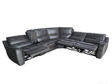 Marcell Grey HP0426 Modular Power Sectional 6 Pc Set - Ornate Home
