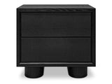 Marcelle Black Nightstand - Ornate Home