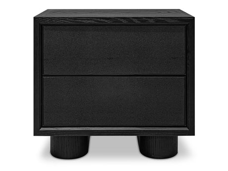 Marcelle Black Nightstand - Ornate Home
