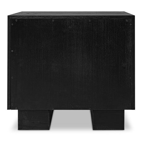 Marcelle Black Nightstand - Ornate Home