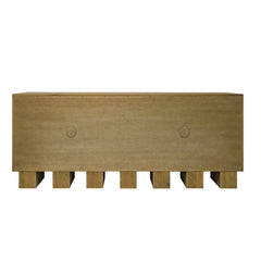 Marcelle White/Natural Sideboard - Ornate Home