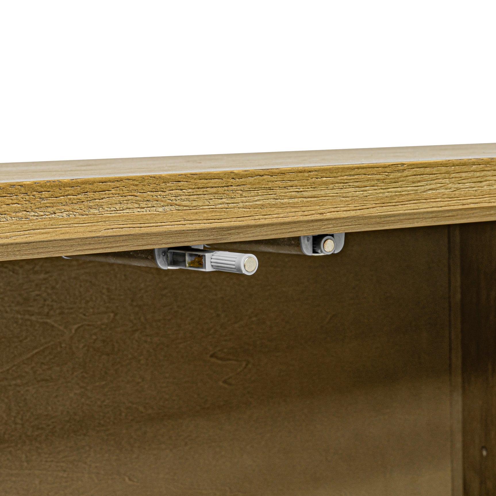 Marcelle White/Natural Sideboard - Ornate Home