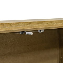 Marcelle White/Natural Sideboard - Ornate Home