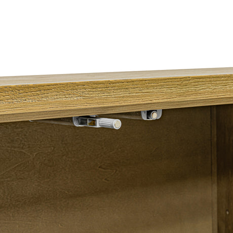 Marcelle White/Natural Sideboard - Ornate Home