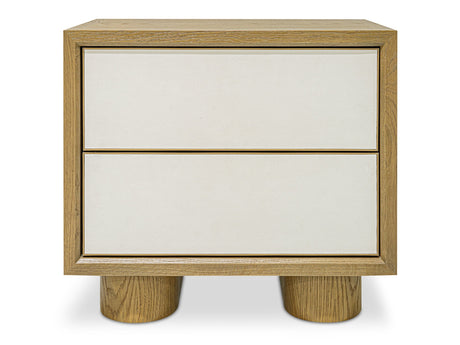 Marcelle White Nightstand - Ornate Home