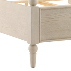 Marcellina Whitewash Bed - Ornate Home