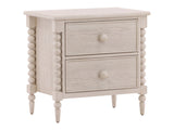 Marcellina Whitewash Nightstand - Ornate Home