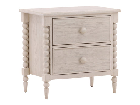 Marcellina Whitewash Nightstand - Ornate Home