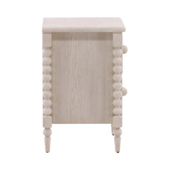 Marcellina Whitewash Nightstand - Ornate Home