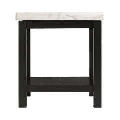 Marcello White End Table - Ornate Home