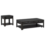 Marcelo Coffee 2-piece Table Set with Storage - Ornate Home