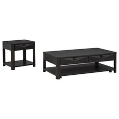 Marcelo Coffee 2-piece Table Set with Storage - Ornate Home