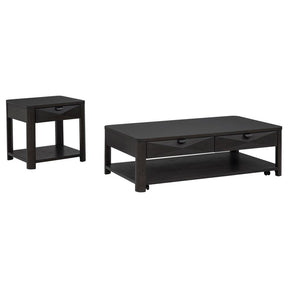 Marcelo Coffee 2-piece Table Set with Storage - Ornate Home
