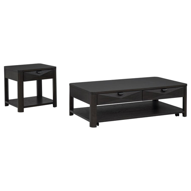 Marcelo Coffee 2-piece Table Set with Storage - Ornate Home