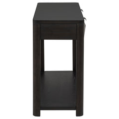 Marcelo Coffee Sofa Console Table with 2 Drawers and Shelf - Ornate Home