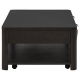 Marcelo Coffee Wood Table with 2 Drawers and Shelf - Ornate Home
