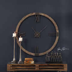 Marcelo Gray/Woodtone Modern Wall Clock - Ornate Home