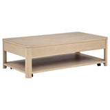 Marcelo Light Elm 3-piece Coffee Table Set with Storage - Ornate Home
