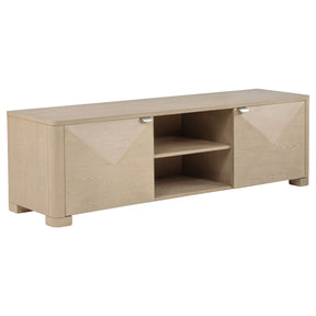 Marcelo Light Elm 71-inch TV Stand Media Console - Ornate Home