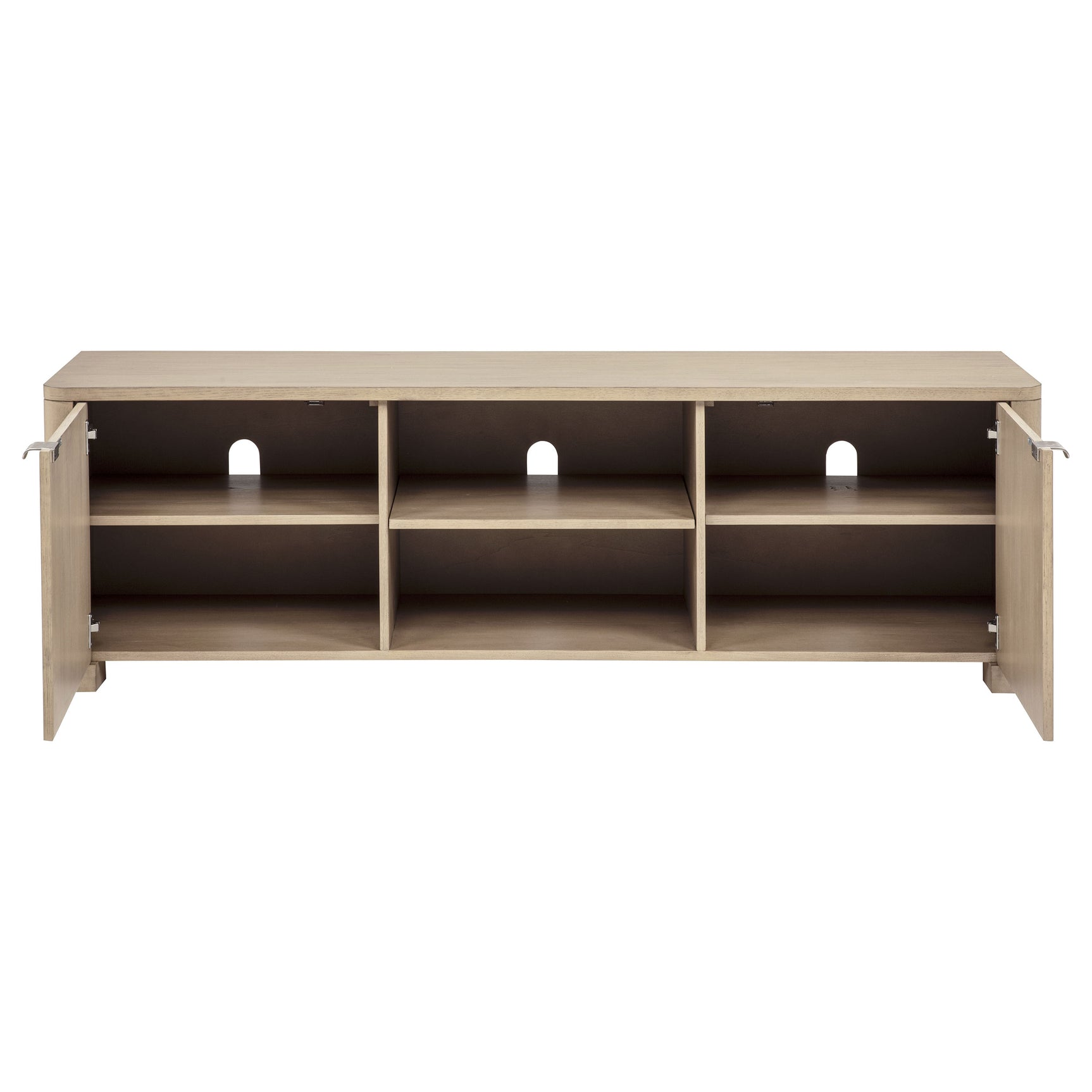 Marcelo Light Elm 71-inch TV Stand Media Console - Ornate Home