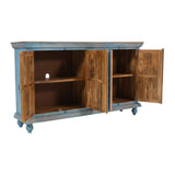 Marchand Blue Accent Cabinet - Ornate Home