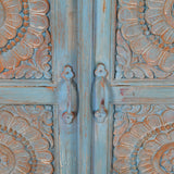 Marchand Blue Accent Cabinet - Ornate Home