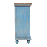 Marchand Blue Accent Cabinet - Ornate Home