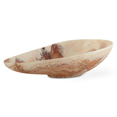 Marchena Brown/White Handcrafted Bowl - Ornate Home