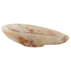 Marchena Brown/White Handcrafted Bowl - Ornate Home