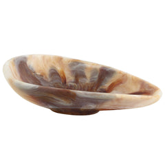Marchena Brown/White Handcrafted Bowl - Ornate Home
