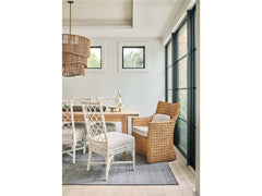 Marco Nomad Snow/White Rattan Side Chair (Set of 2) - Ornate Home