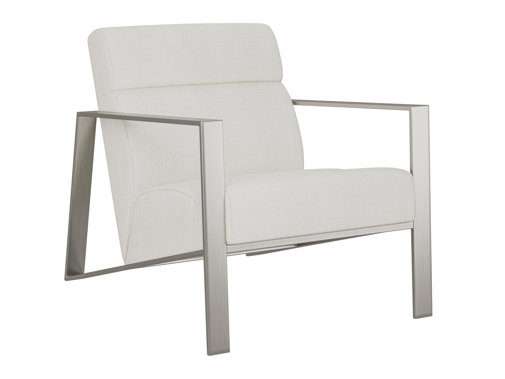 Marco White/Cream Fabric Chair - Ornate Home