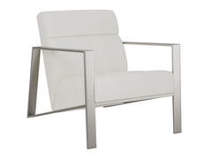 Marco White/Cream Fabric Chair - Ornate Home