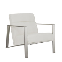 Marco White/Cream Fabric Chair - Ornate Home