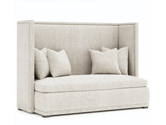 Marcourt White/Cream Fabric Banquette - Ornate Home