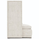 Marcourt White/Cream Fabric Banquette - Ornate Home