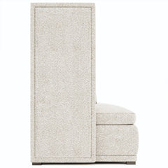 Marcourt White/Cream Fabric Banquette - Ornate Home