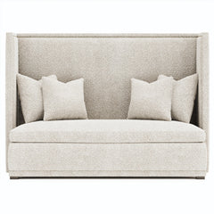 Marcourt White/Cream Fabric Banquette - Ornate Home