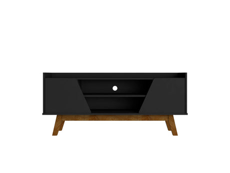 Marcus 53.14 TV Stand in Matte Black - Ornate Home