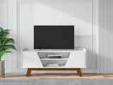 Marcus 53.14 TV Stand in White - Ornate Home
