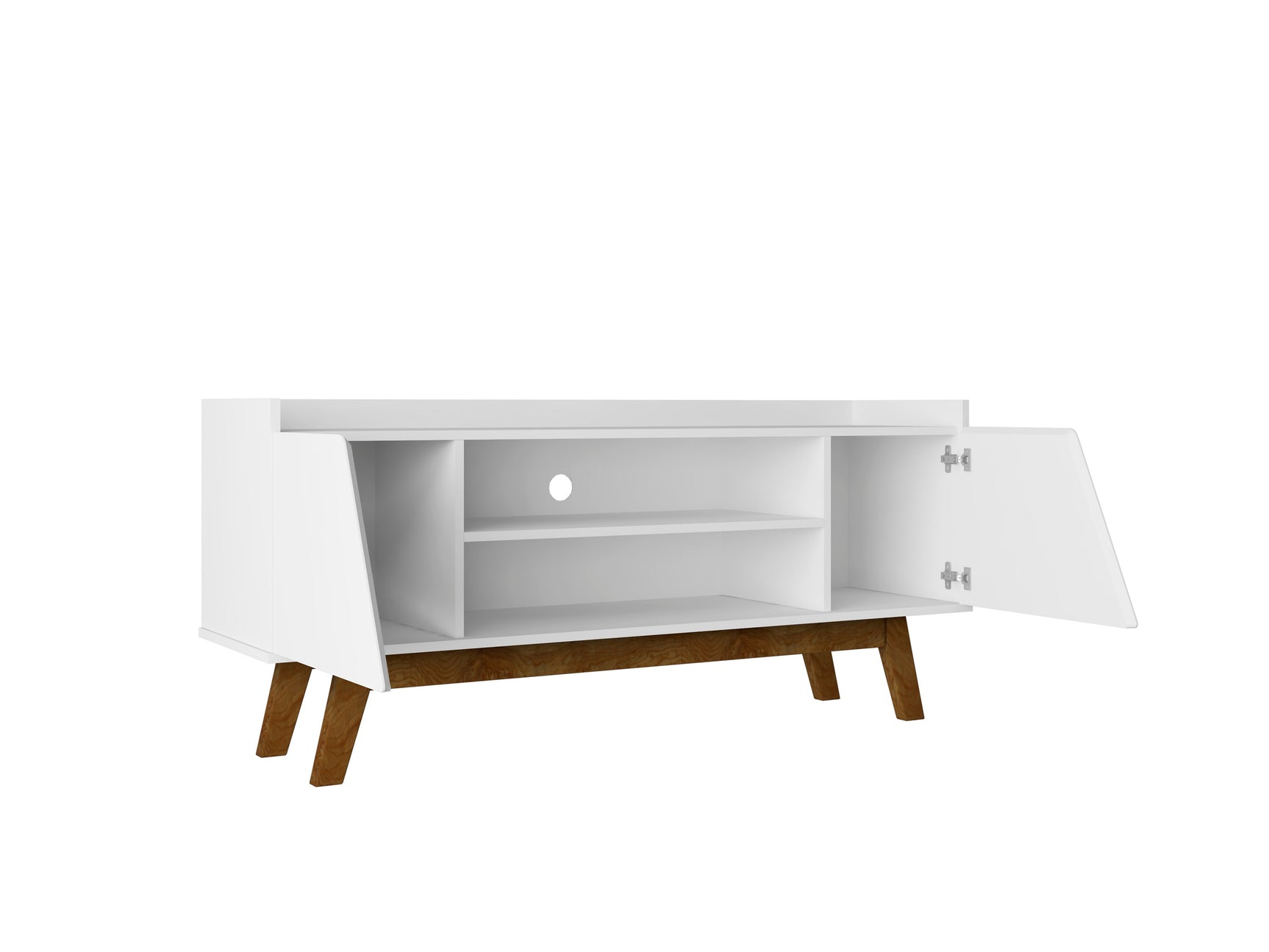 Marcus 53.14 TV Stand in White - Ornate Home