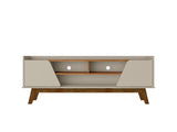 Marcus 62.99 TV Stand in Greige and Nature - Ornate Home
