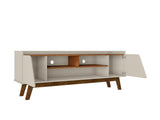 Marcus 62.99 TV Stand in Greige and Nature - Ornate Home